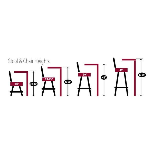 820 Catalina 25" Swivel Counter Stool with Natural Oak Seat 18x18x39